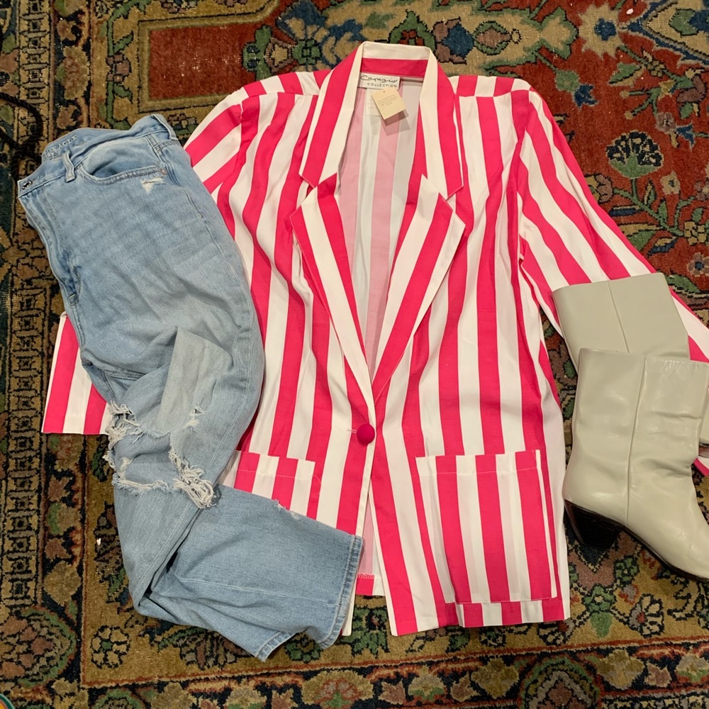 Vintage Hot Pink Blazer